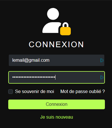 connexion étape 2