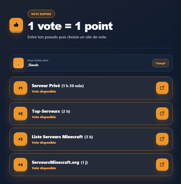 Choix des plateformes de vote et de leurs délais